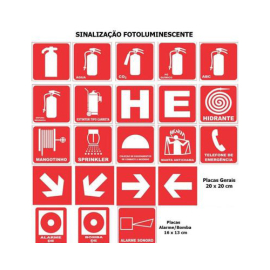 Sinalização fotoluminescente